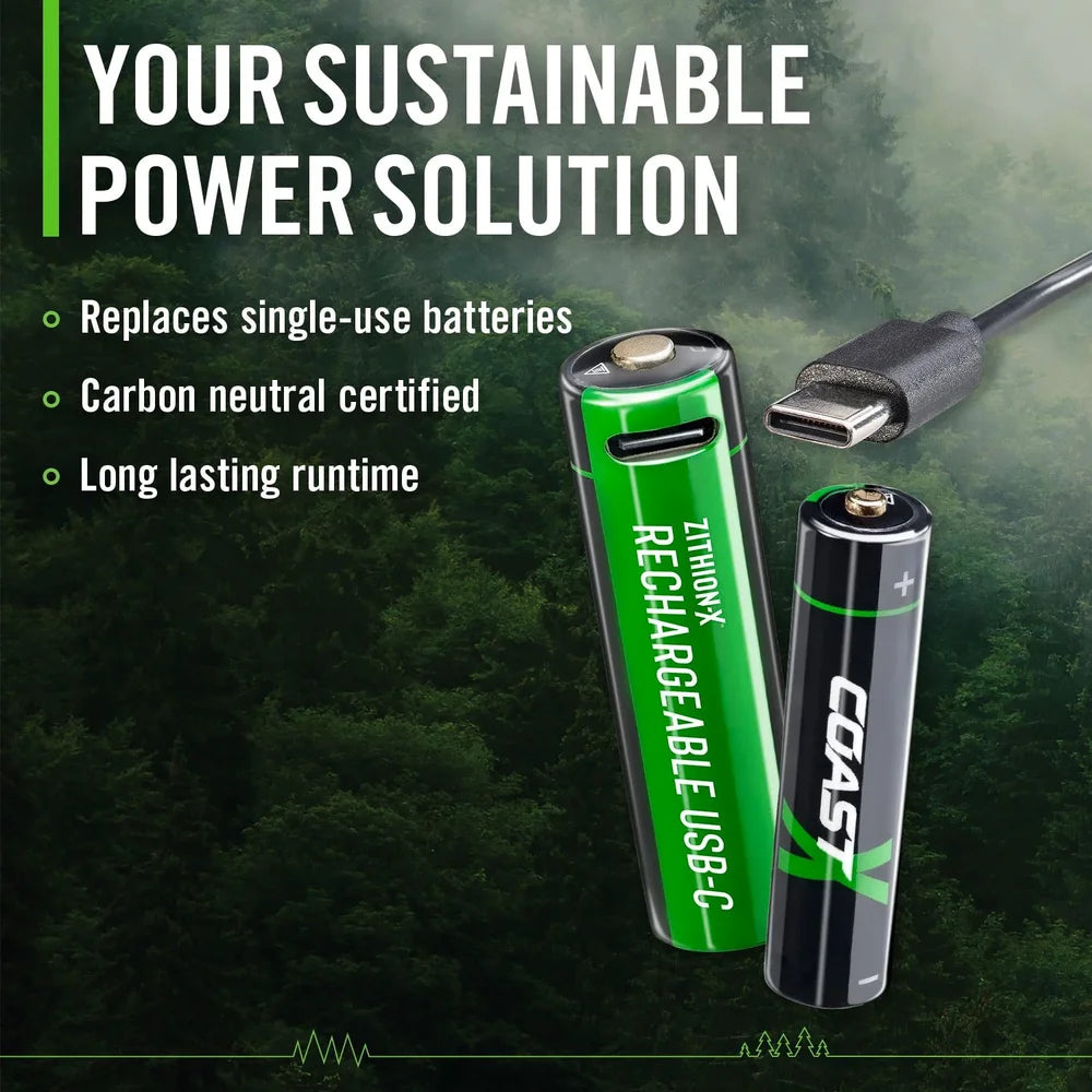 4xAA + 4xAAA 1,5V USB-C wiederaufladbare Batterien
