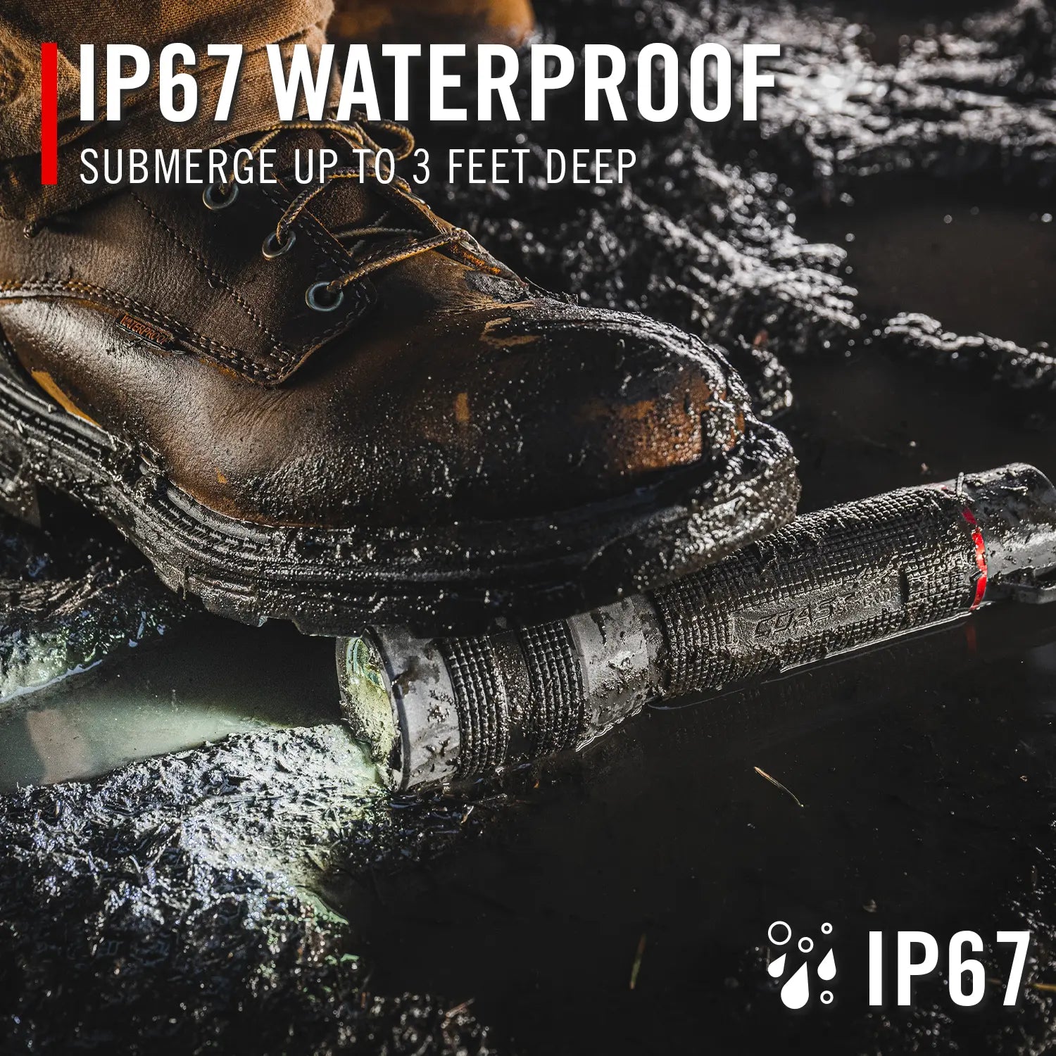 GX30 TASCHENLAMPE IPX67 und 2300 Lumen