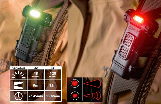 CLIPLAMPE HX4 LED DUAL-COLOR W/R