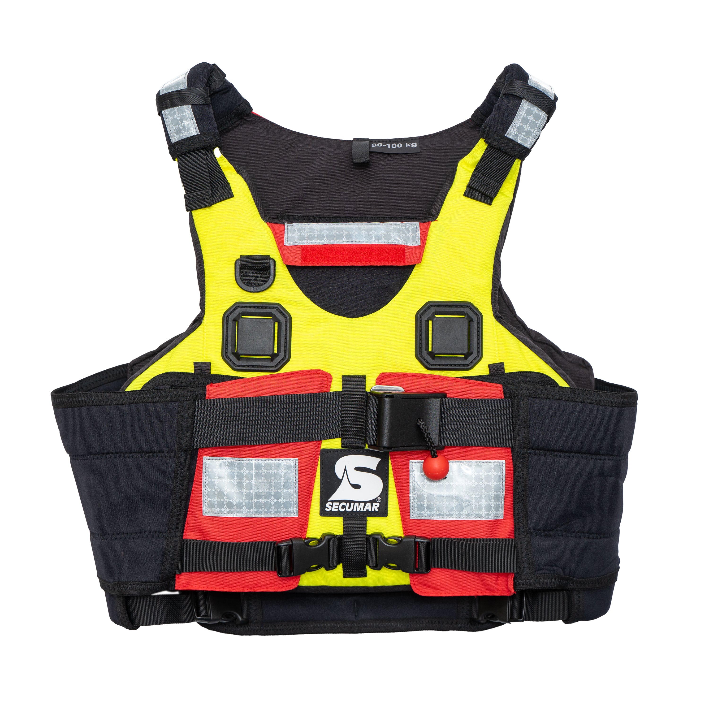 Strömungsrettungsweste mit integriertem Prallschutz für Wildwasser, Kajak, Kanu und Rafting – robuste Schwimmhilfe mit hoher Bewegungsfreiheit, Sicherheitsausstattung und optimalem Schutz bei Rettungs- und Wassersporteinsätzen.