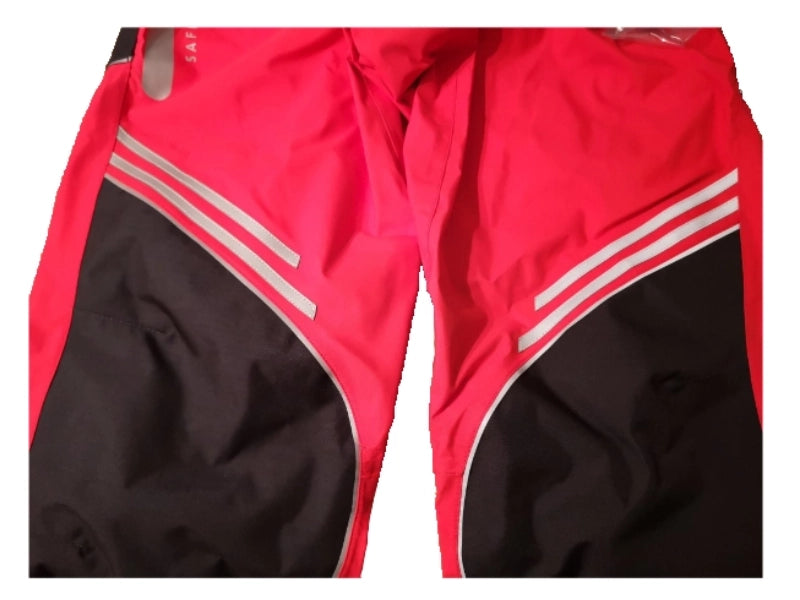 Trockenanzug Hiko Rescue in rot mit Cordura und reflex