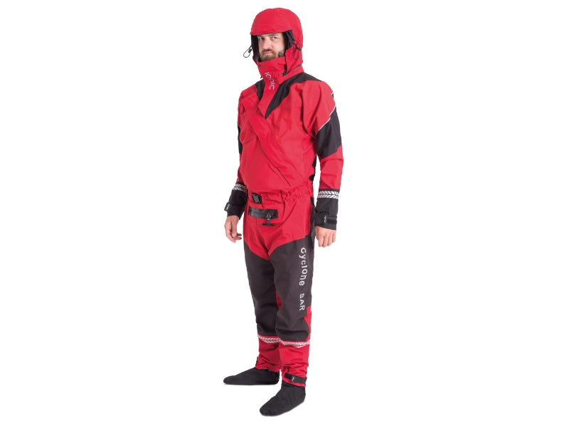 Trockenanzug IONIC Cyclone SAR mit Bauchgurt um Luft zu unterteilen