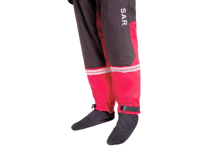 Trockenanzug IONIC Cyclone SAR Füße und Kniebereich