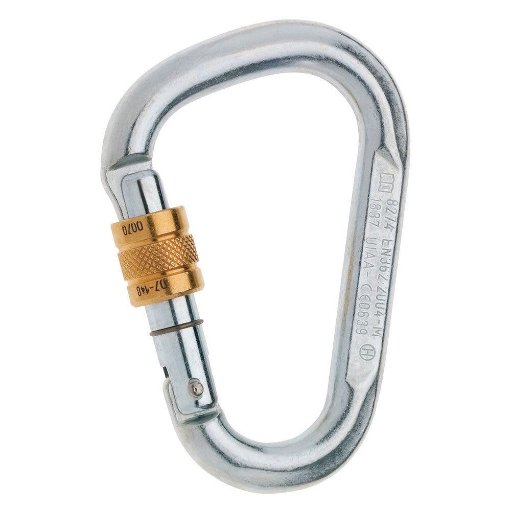 KARABINER STEEL HMS SCREW