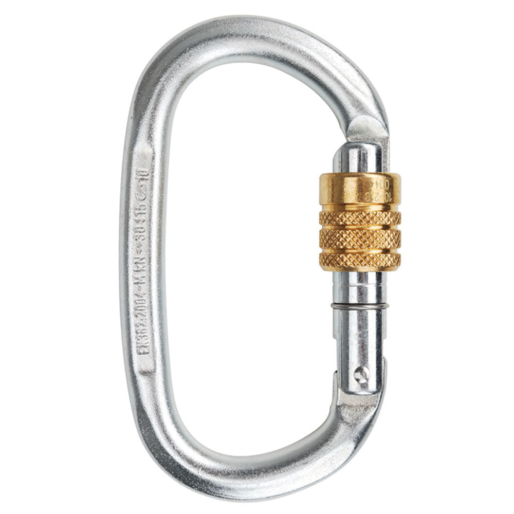 KARABINER STEEL OVAL SCREW