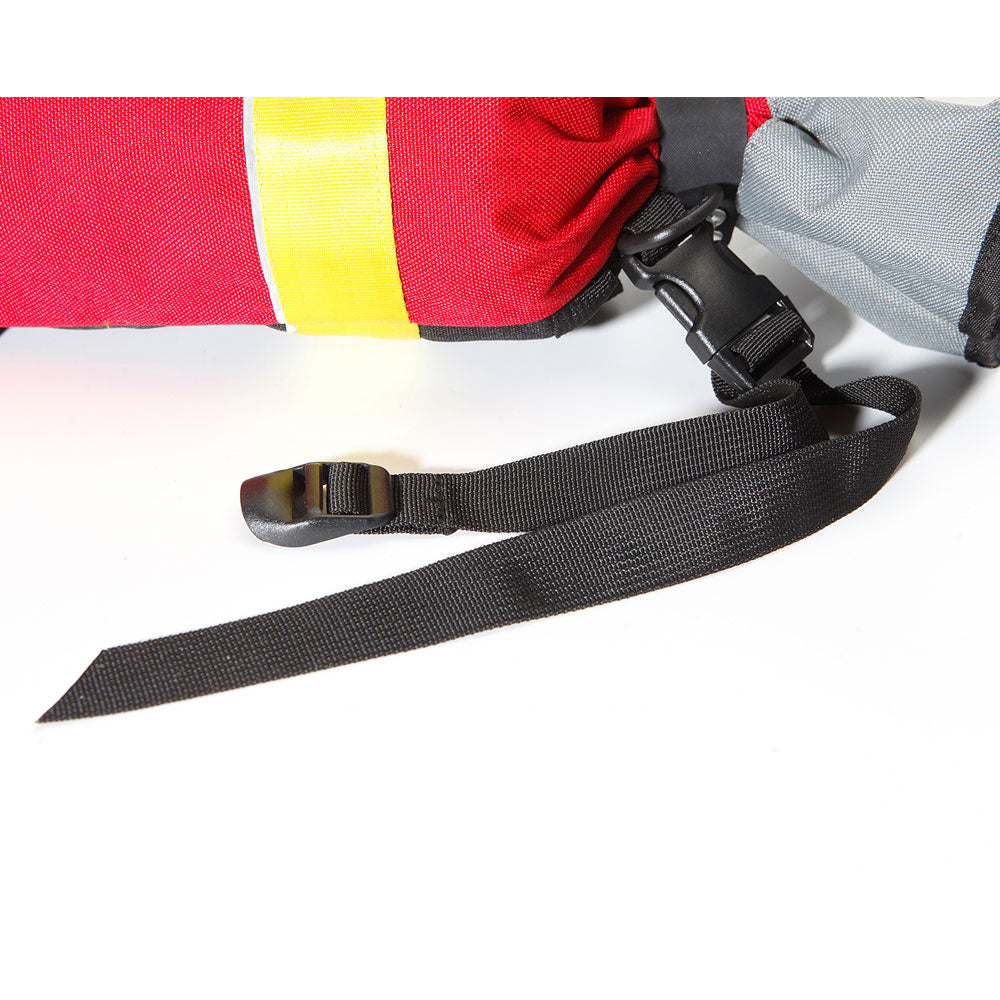 Wurfsack von HF Compact Alpine in rot Rescue Pro in 20 Metern länge mit schwarzer schnalle