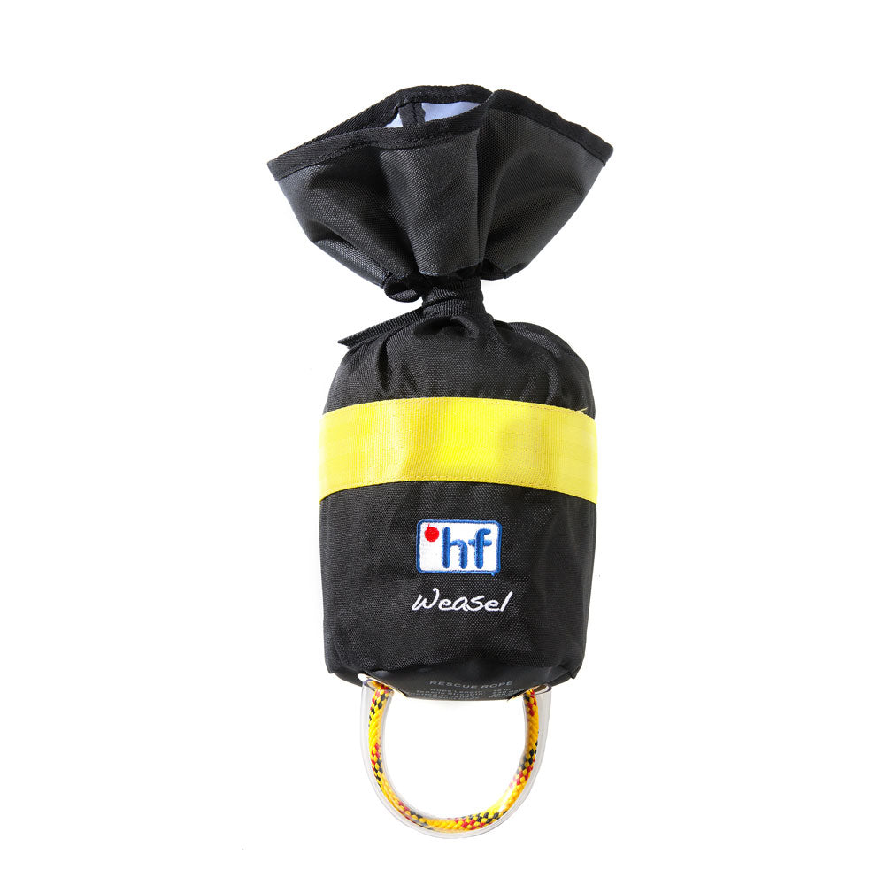 Wurfsack Weasel von HF für Wasserretter in 18m länge für Wasserretter in schwarz