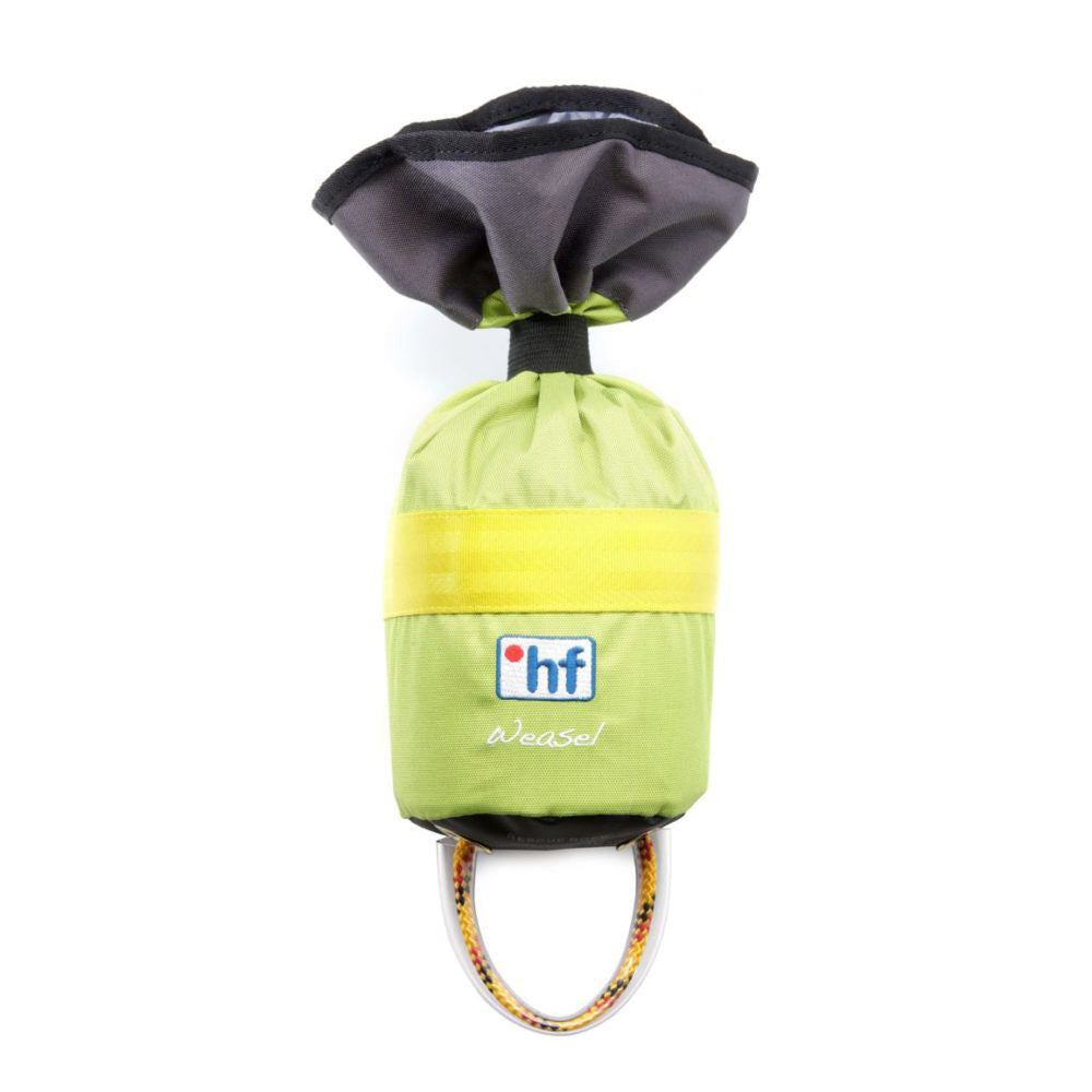 Wurfsack Weasel von HF für Wasserretter in 18m länge für Wasserretter in hell olive grün.