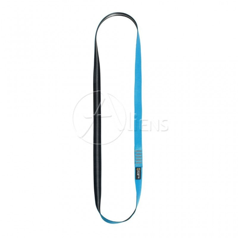 25 mm Open Sling Rundschlinge in Blau und Schwarz für professionelle Rettungs- und Klettereinsätze