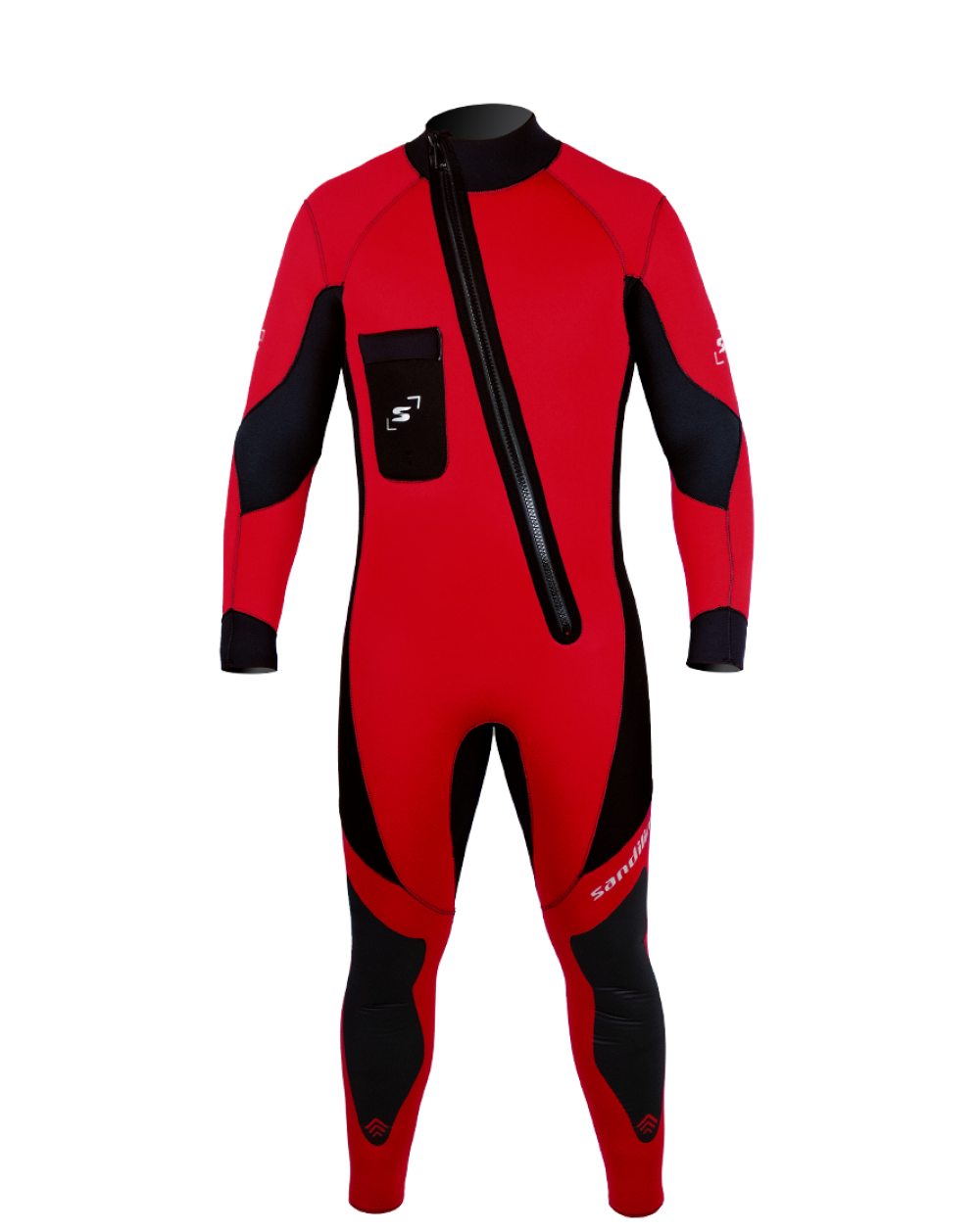 Neoprenanzug Wasserrettung GUIDE 6,5 MM CANYONING-ANZUG 2.0 rot für swiftwater